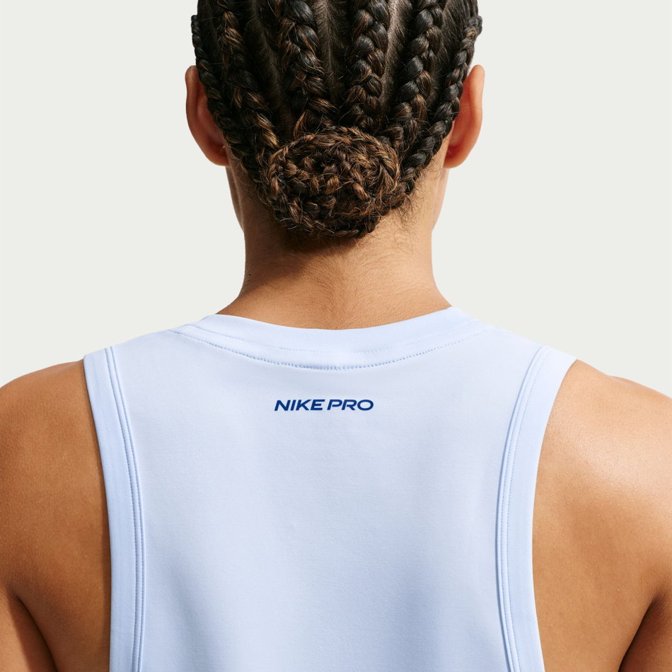 Nike Pro Dri-FIT Tank Kadın Mavi Atlet