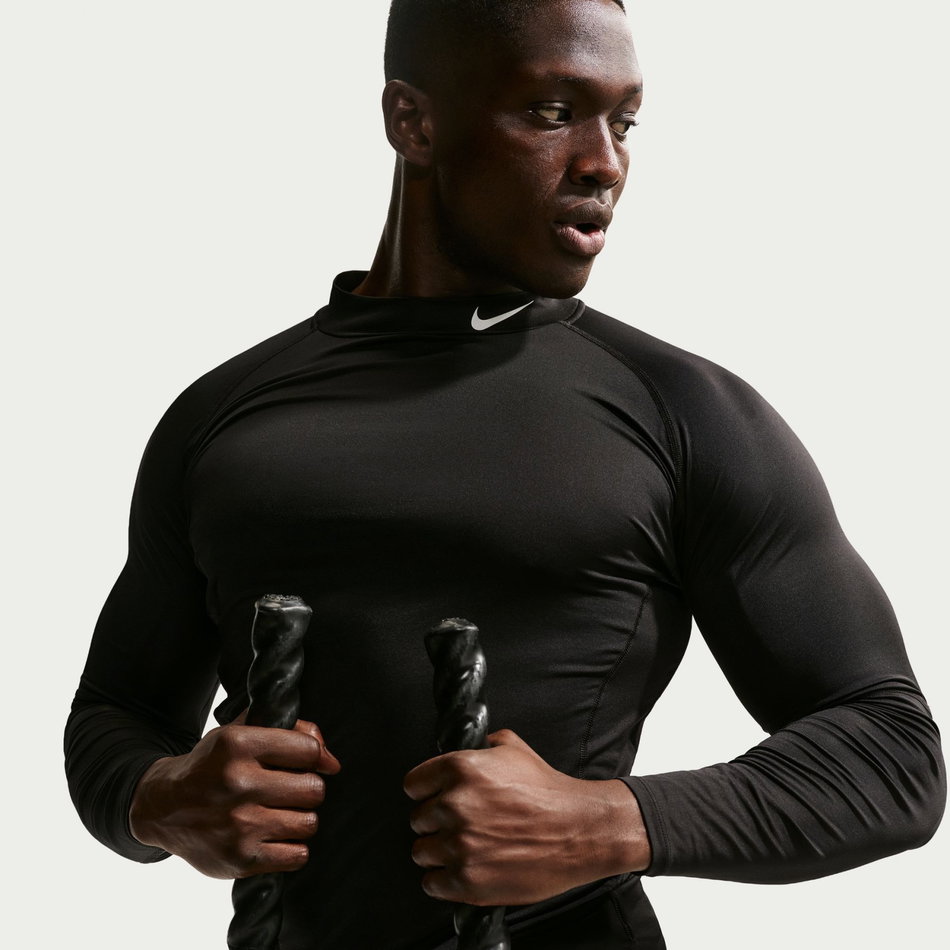 Nike Pro Dri-FIT Tight Ls Mock Erkek Sweatshirt
