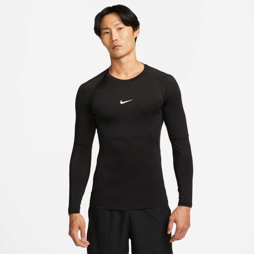 Nike Pro Dri-FIT Tight Top Long-Sleeve Erkek Sweatshirt