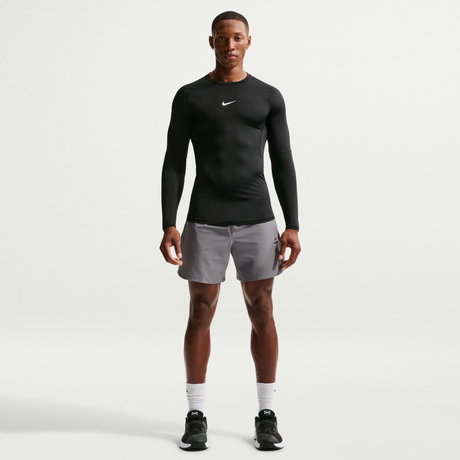 NIKE - Nike Pro Dri-FIT Tight Top LS Erkek Siyah Uzun Kollu Tişört