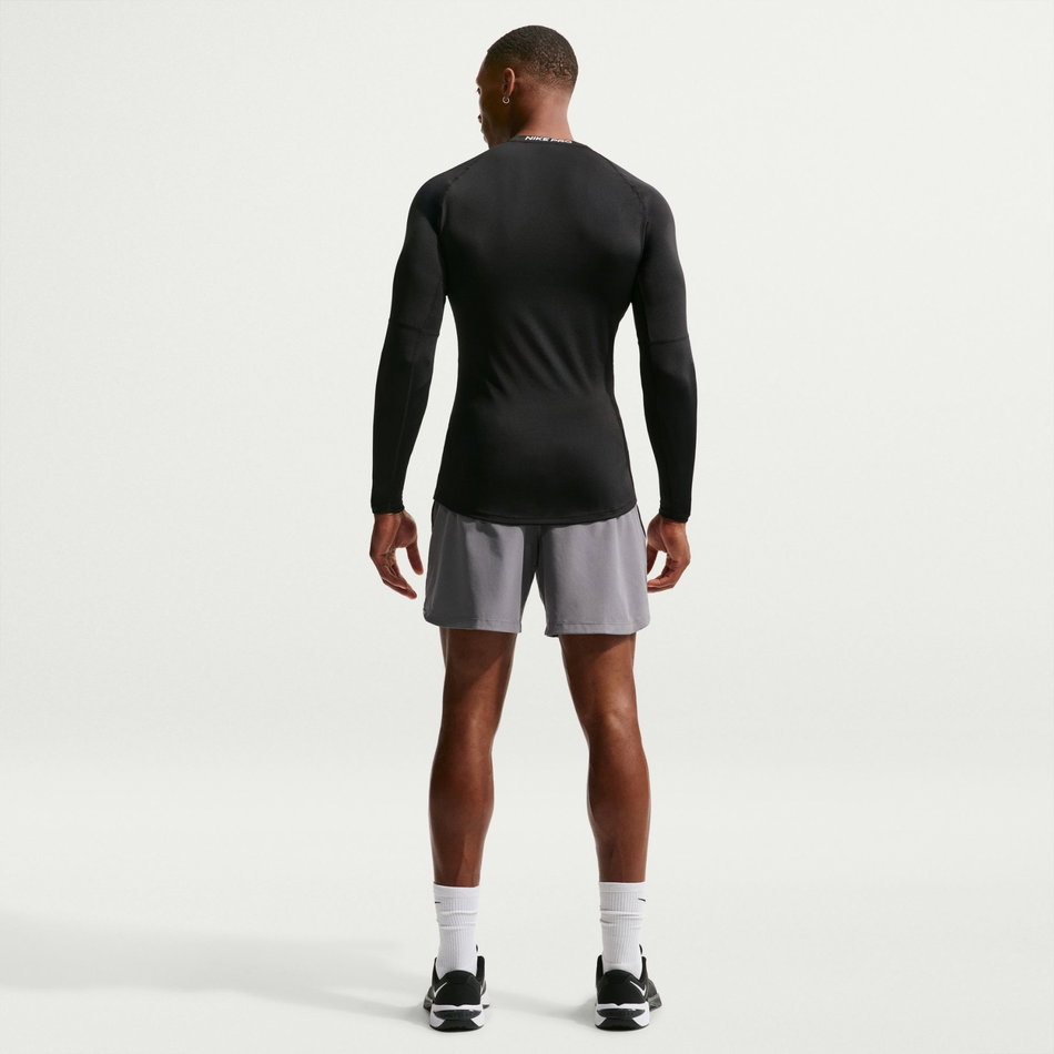 Nike Pro Dri-FIT Tight Top LS Erkek Siyah Uzun Kollu Tişört