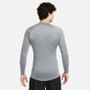 NIKE - Nike Pro Dri-FIT Tight Top Ls Erkek Gri Uzun Kollu Tişört (1)