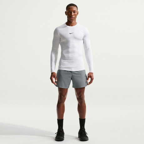 NIKE - Nike Pro Dri Fit Tight Top Ls Erkek Beyaz Uzun Kollu Tişört