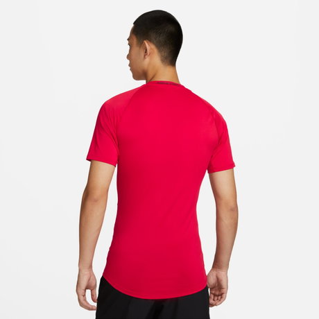 NIKE - Nike Pro Dri-FIT Tight Top Ss Erkek Kırmızı Tişört (1)