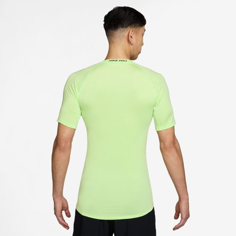 NIKE - Nike Pro Dri-FIT Tight Top Ss Erkek Yeşil Tişört (1)