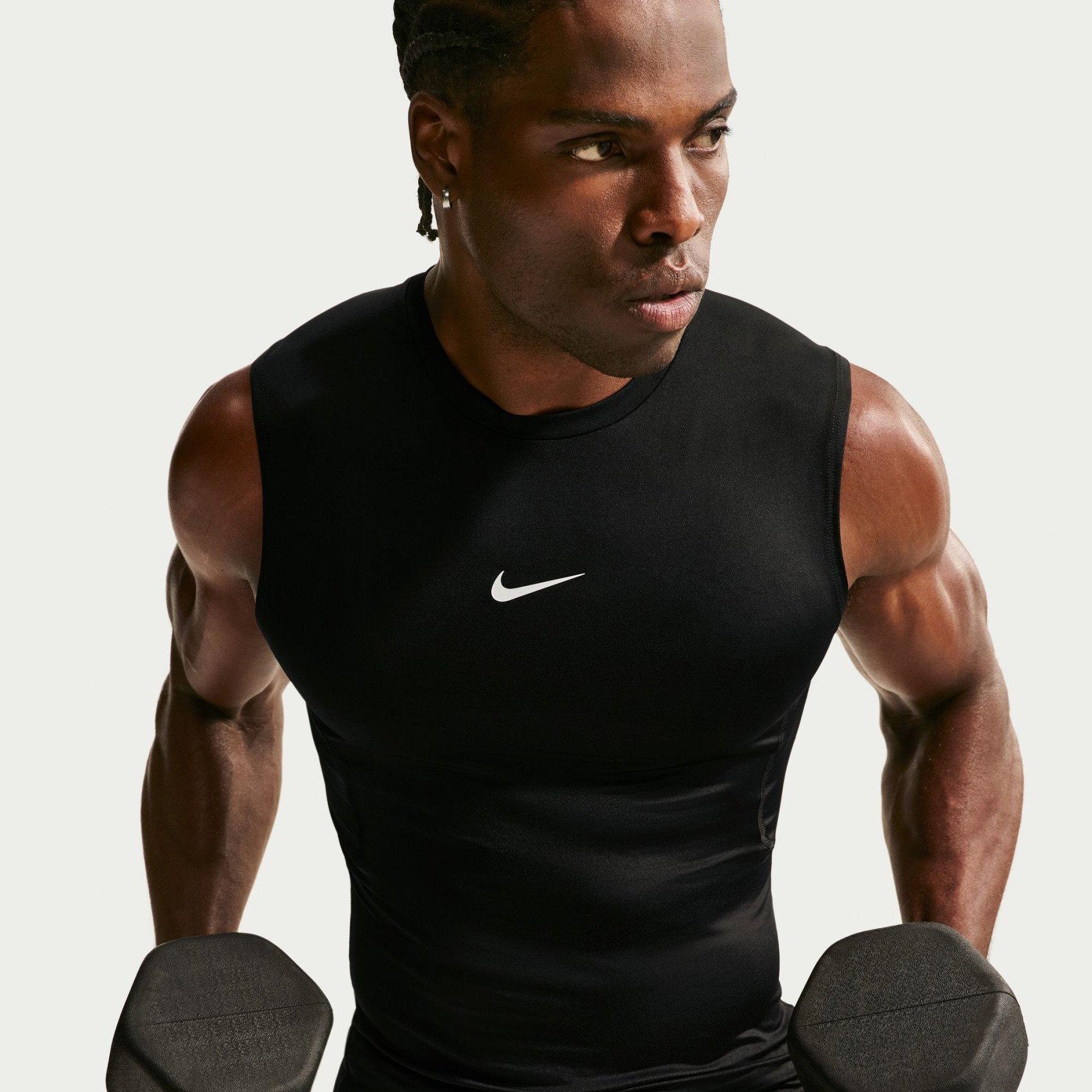 NIKE - Nike Pro Dri-FIT Tight Sleeveless Fitness Training Erkek Atlet