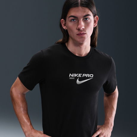 NIKE - Nike Pro Dri-FIT Traing Tee Erkek Siyah Tişört