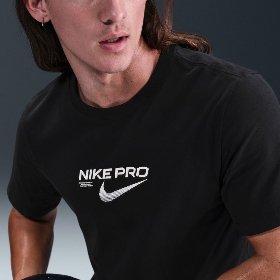 Nike Pro Dri-FIT Traing Tee Erkek Siyah Tişört