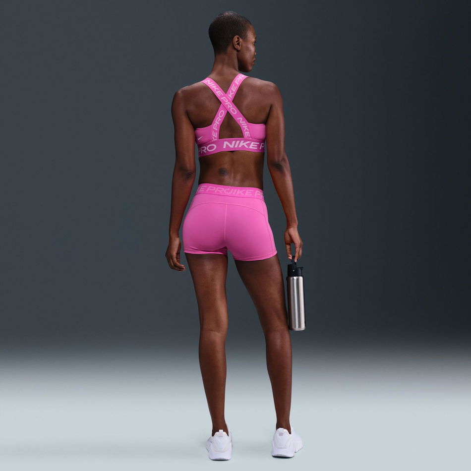 Nike Pro Hafif Destekli Pedsiz Bra Kadın Pembe Sporcu Sütyeni