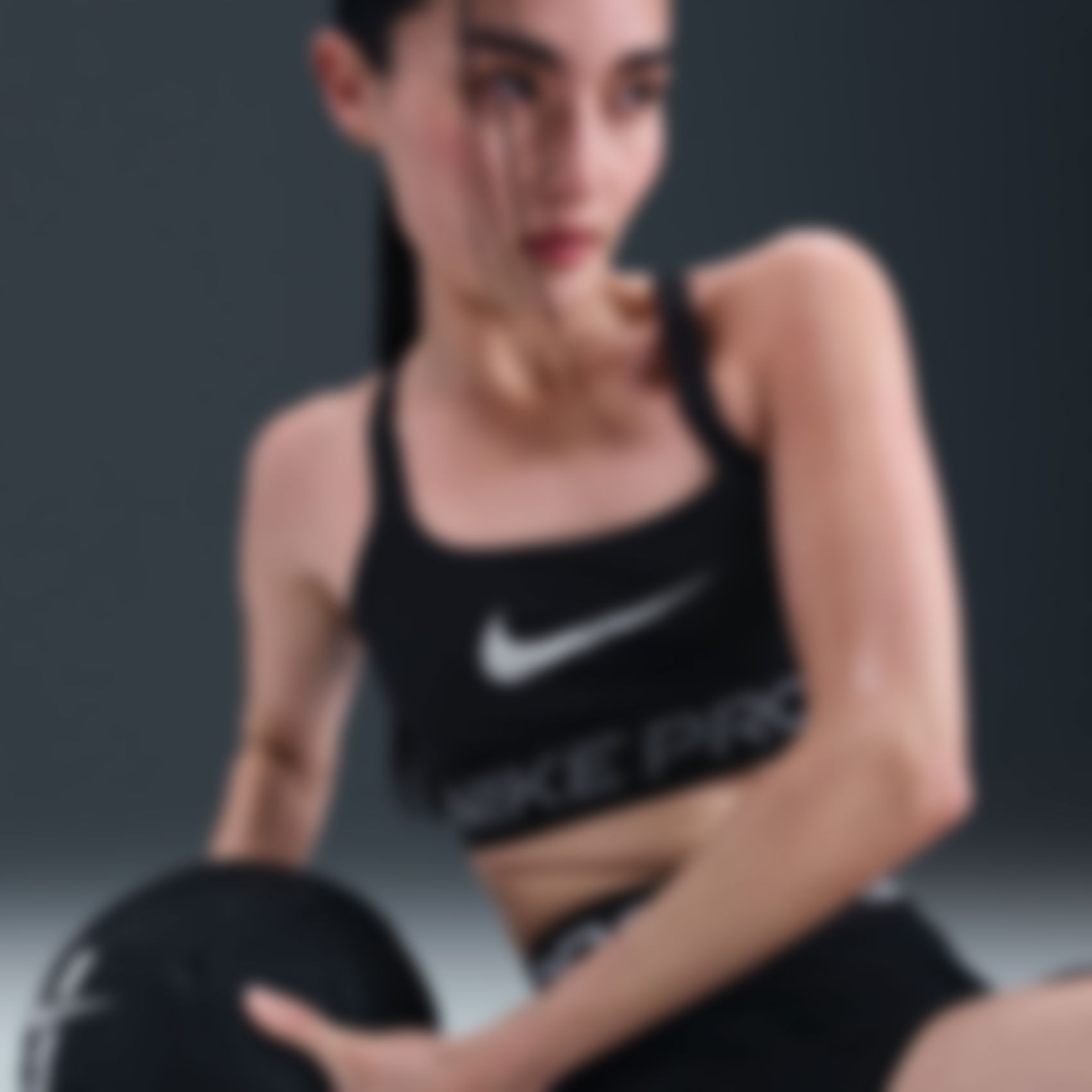NIKE - Nike Pro Hafif Destekli Pedsiz Bra Kadın Sporcu Sütyeni