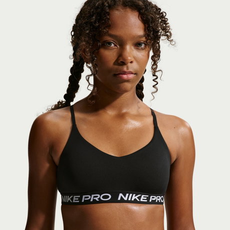 NIKE - Nike Pro Indy Bra Çocuk Siyah Sporcu Sütyeni