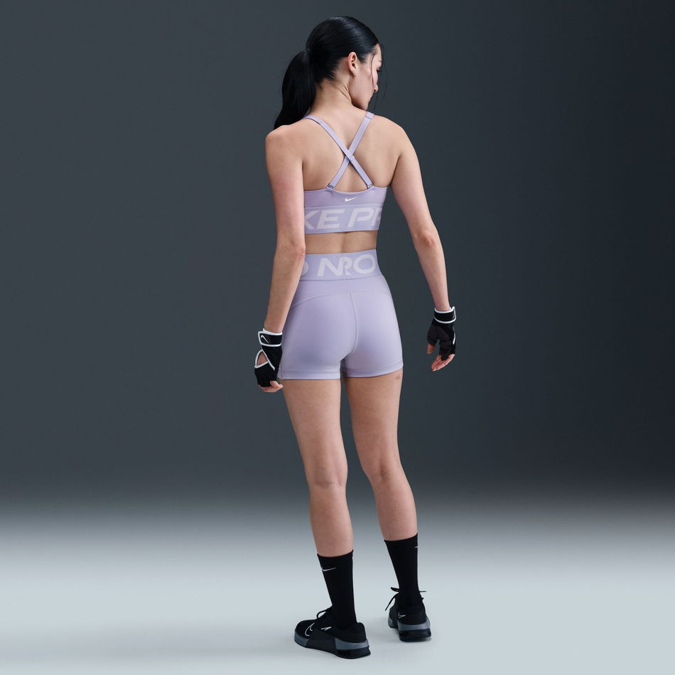 Nike Pro Indy Plunge Bra Bold Kadın Mor Sporcu Sütyeni