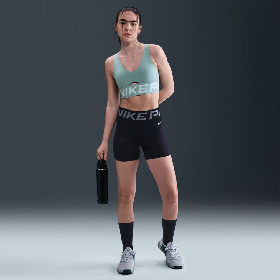 Nike Pro Indy Plunge Orta Destekli Pedli Bra Kadın Sporcu Sütyeni