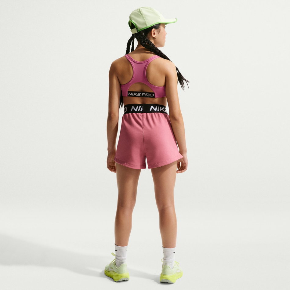 Nike Pro Swoosh Bra Çocuk Pembe Sporcu Sütyeni