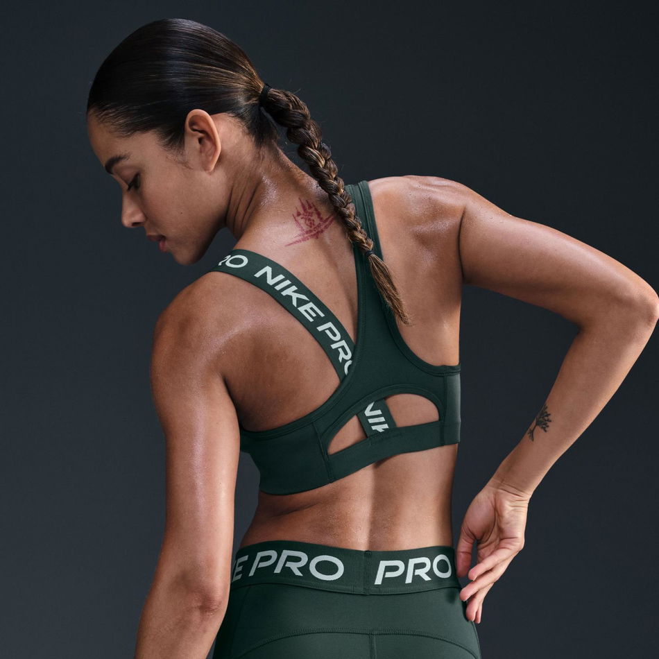 Nike Pro Swoosh MS Asymmetrical Bra Kadın Sporcu Sütyeni