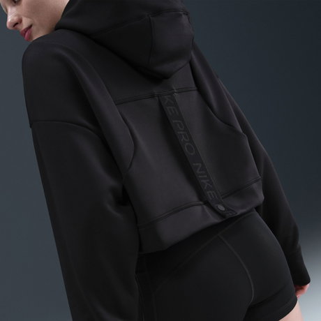 NIKE - Nike Pro Therma-FIT Fleece Hoodie Kadın Sweatshirt (1)