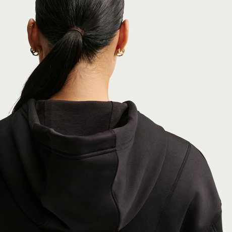 NIKE - Nike Pro Therma-FIT Hoodie Fleece Kadın Siyah Sweatshirt (1)