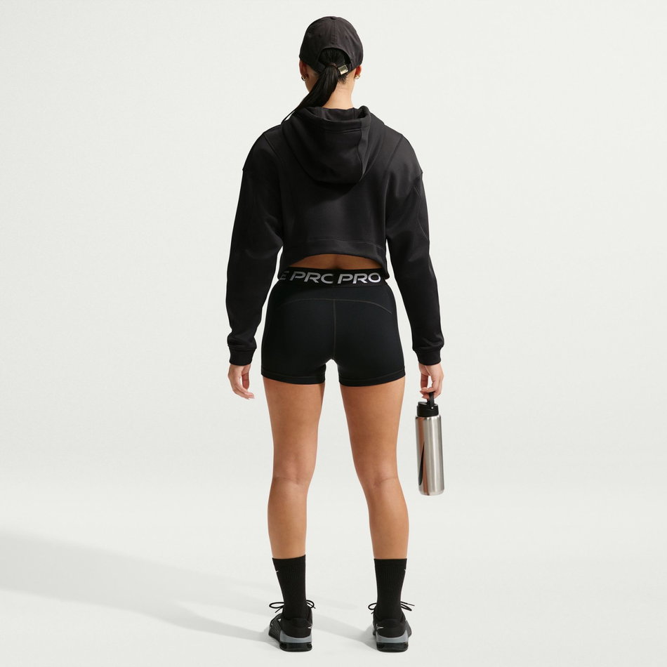 Nike Pro Therma-FIT Hoodie Fleece Kadın Siyah Sweatshirt