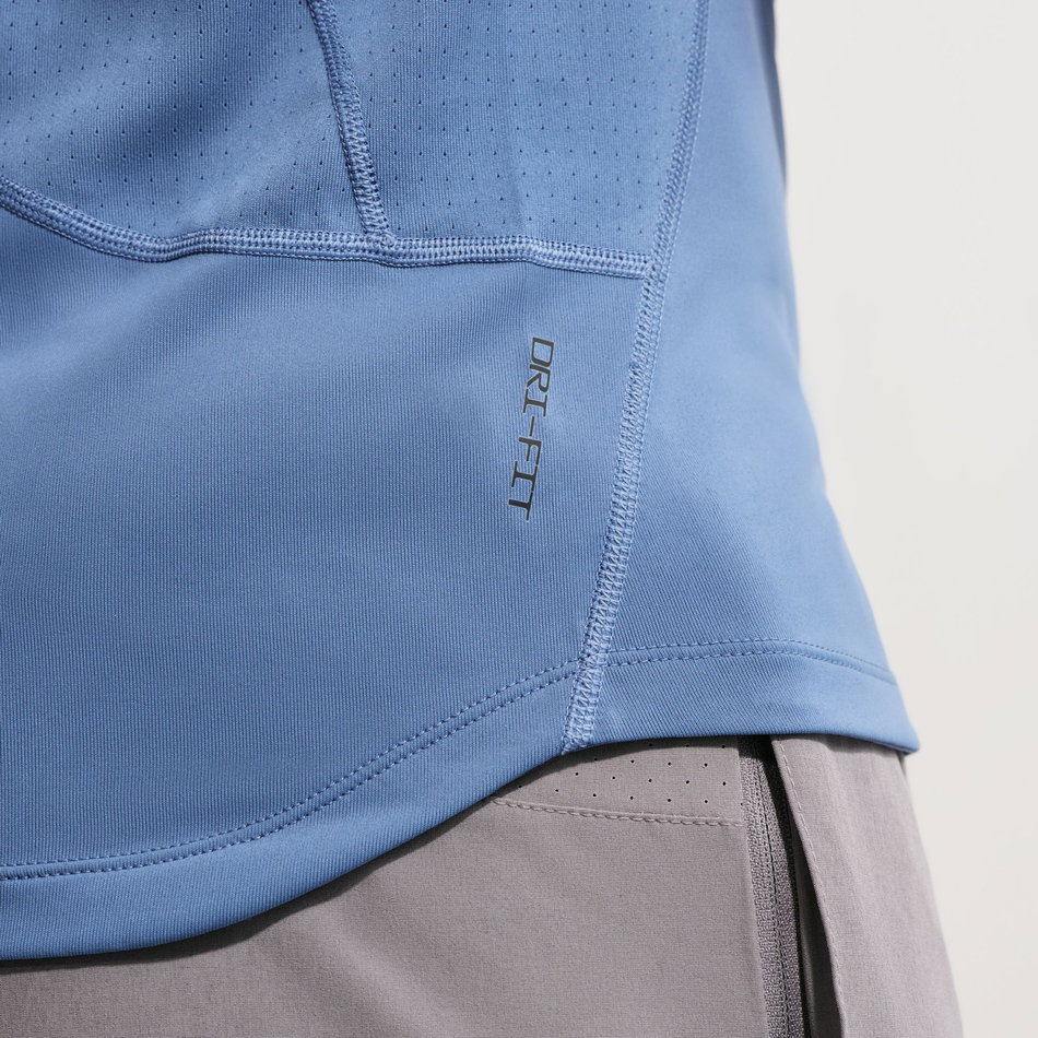 Nike Pro Training Dri-FIT Ss Top Erkek Mavi Tişört