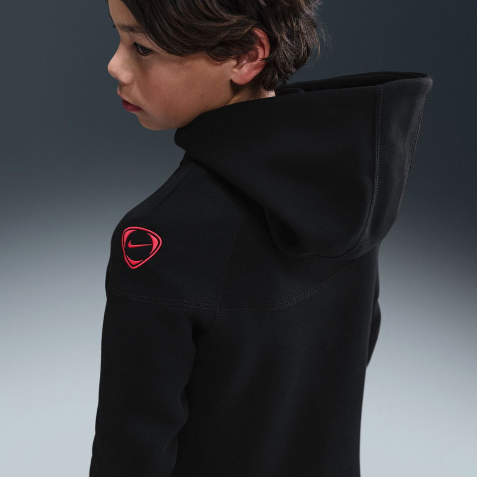 PSG Tech Fleece FZ Çocuk Siyah Sweatshirt