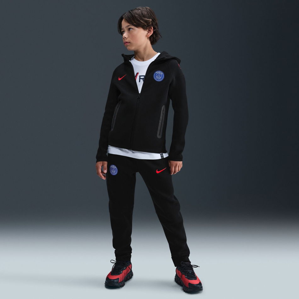 PSG Tech Fleece FZ Çocuk Siyah Sweatshirt