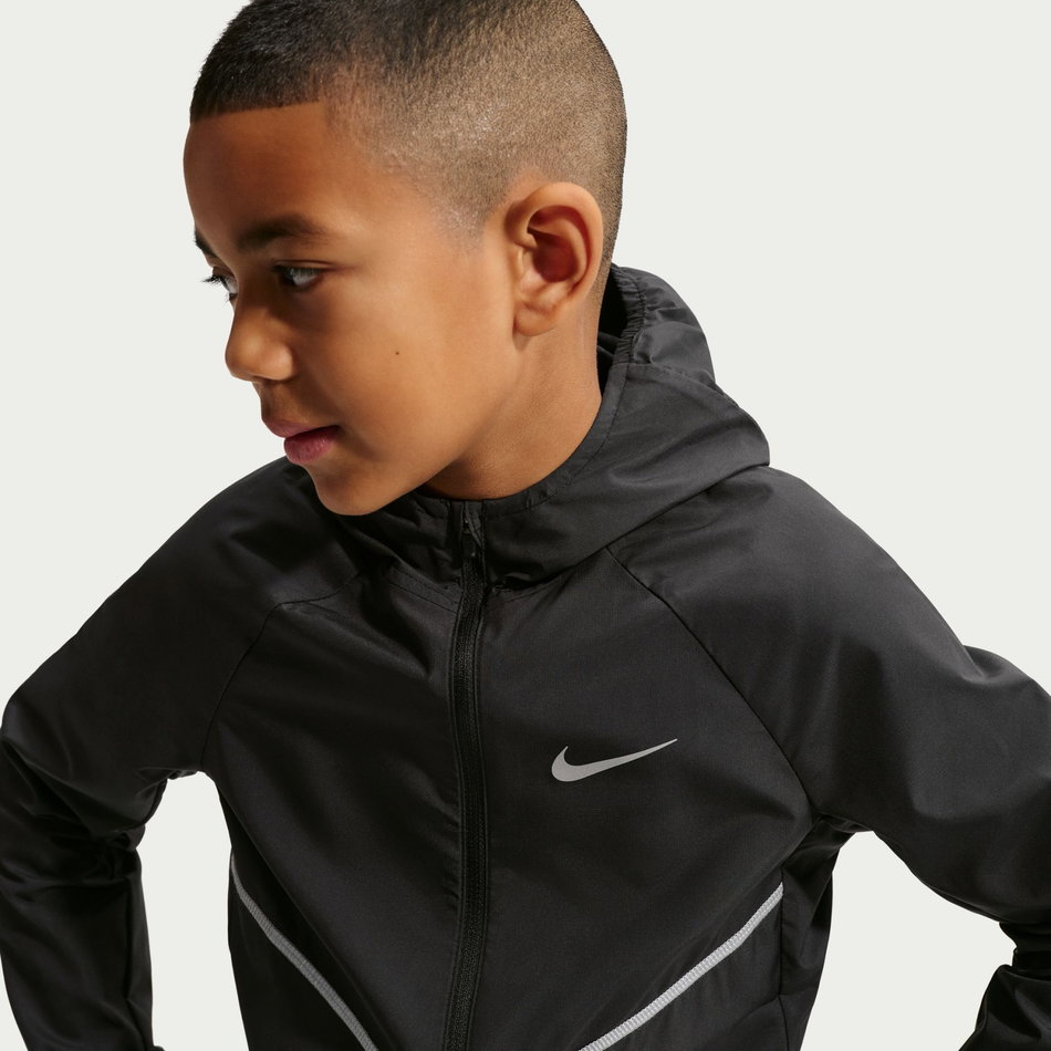 Repel Miler Jacket Çocuk Siyah Ceket