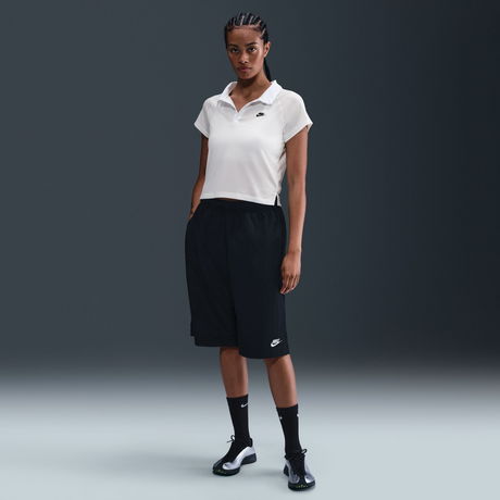 NIKE - Retro Polo Kadın Beyaz Tişört