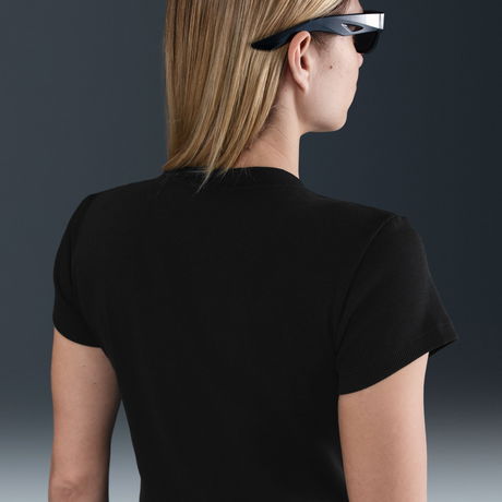 NIKE - NSW Rib Tight SS Tee Kadın Siyah Tişört (1)