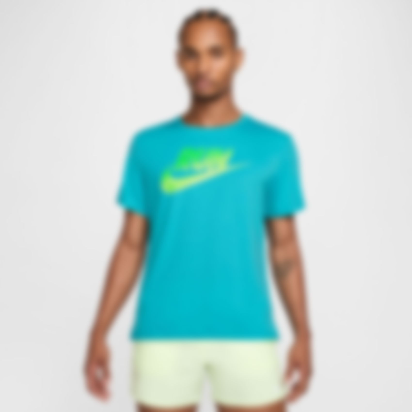 NIKE - Run Energy Miler SS Top Erkek Mavi Tişört
