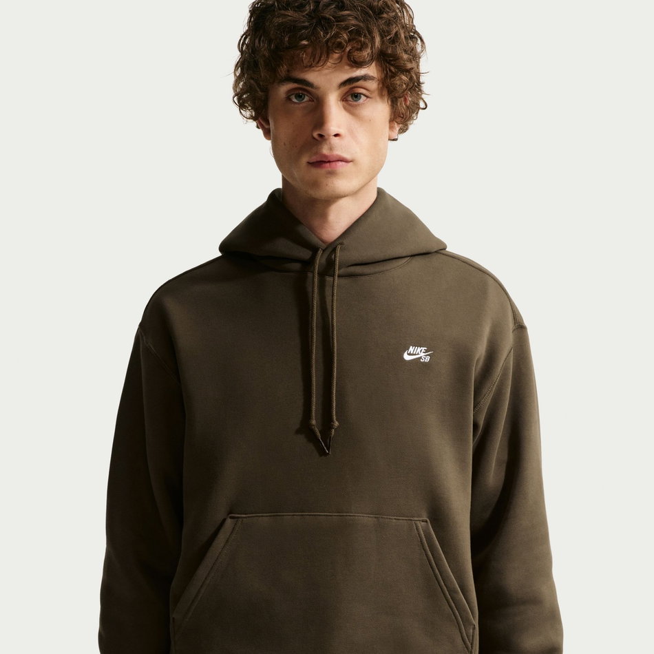 SB Fleece Po Ho Essential Erkek Kahverengi Sweatshirt