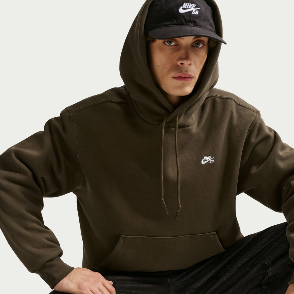 SB Fleece Po Ho Essential Erkek Kahverengi Sweatshirt