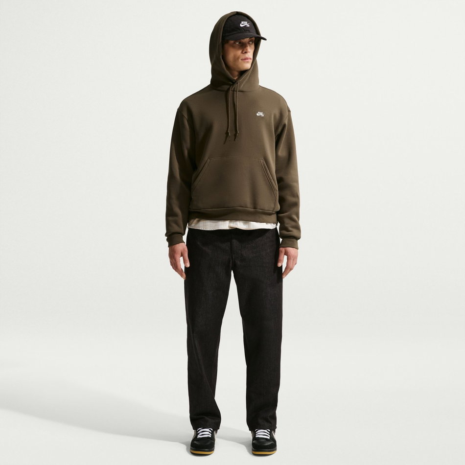 SB Fleece Po Ho Essential Erkek Kahverengi Sweatshirt