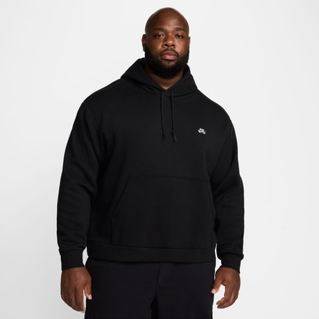 NIKE - SB Fleece Po Hoodie Essential Logo Erkek Siyah Sweatshirt