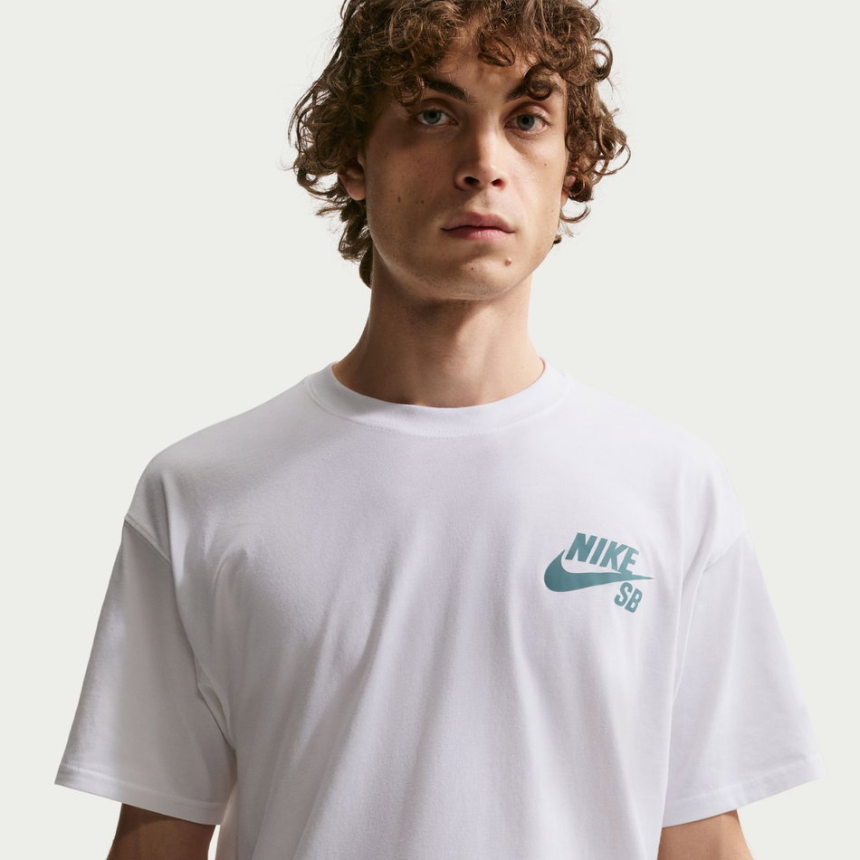 SB Tee Logo Erkek Beyaz Tişört