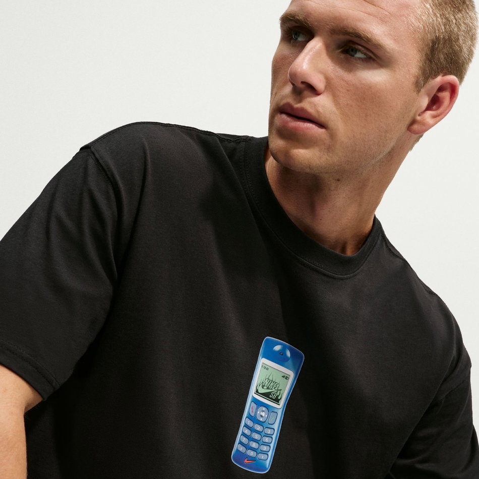 Sb Tee Lse Phone Erkek Siyah Tişört