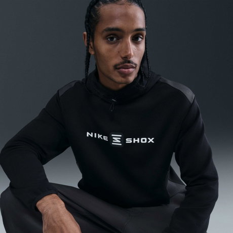 NIKE - Shox Hoodie Erkek Siyah Sweatshirt (1)