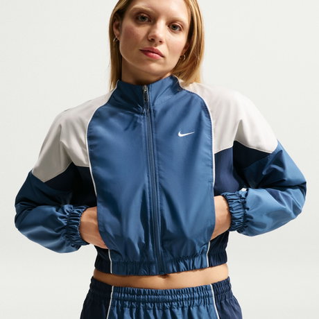 NIKE - Shrunken Track Jacket Mod Kadın Mavi Ceket