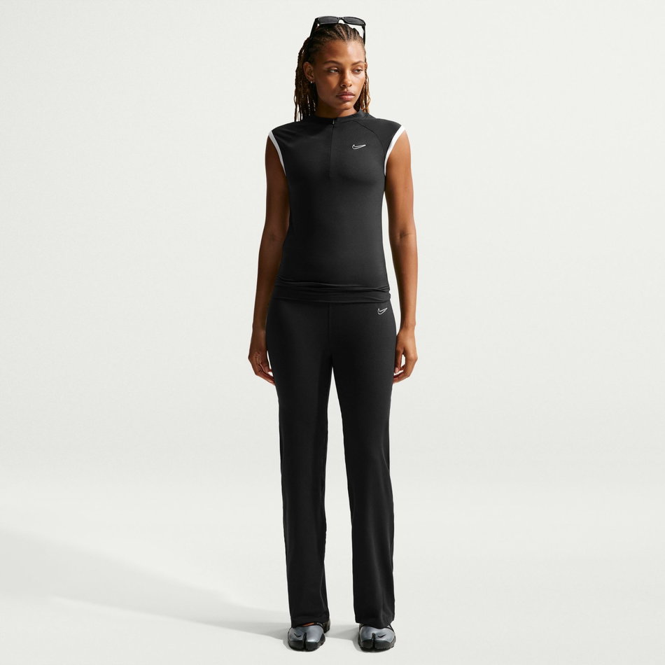 Sleeveless Fitted Qz Top Gls Kadın Siyah Tişört
