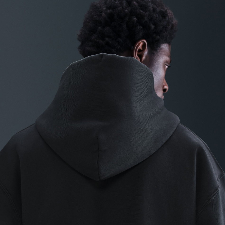 Solo Swoosh BB FZ Hoodie Erkek Siyah Sweatshirt