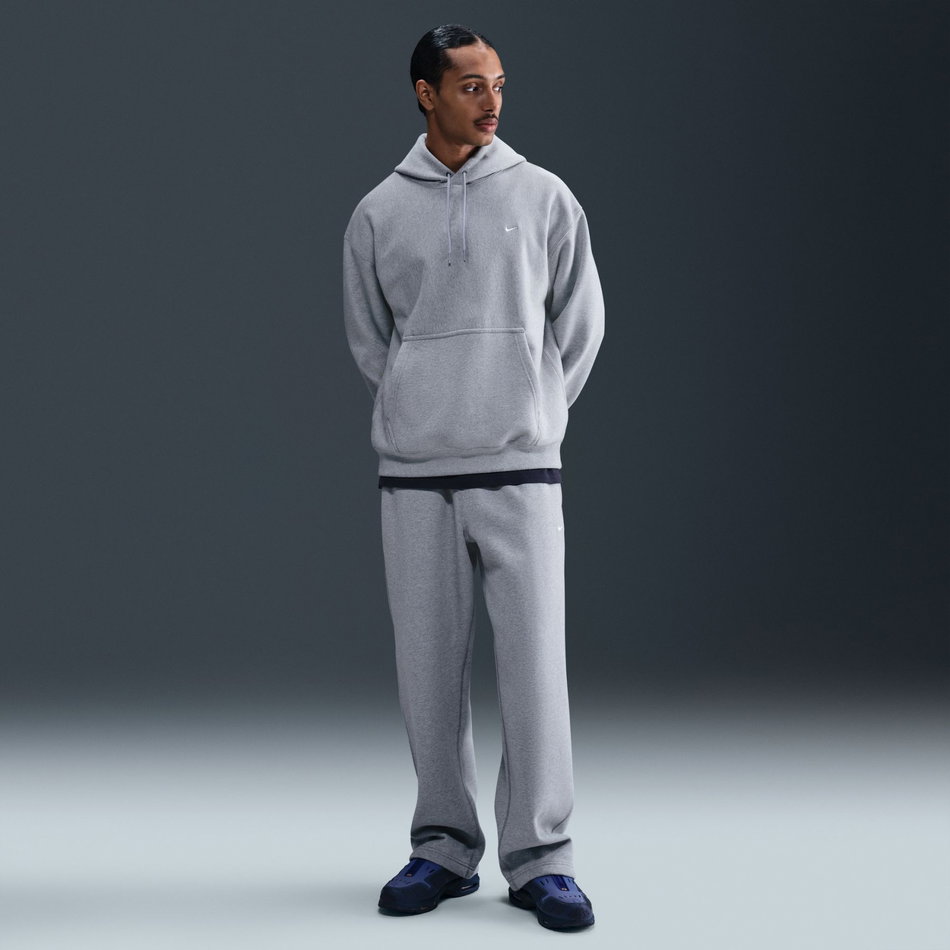 Solo Swoosh BB PO Hoodie Erkek Gri Sweatshirt