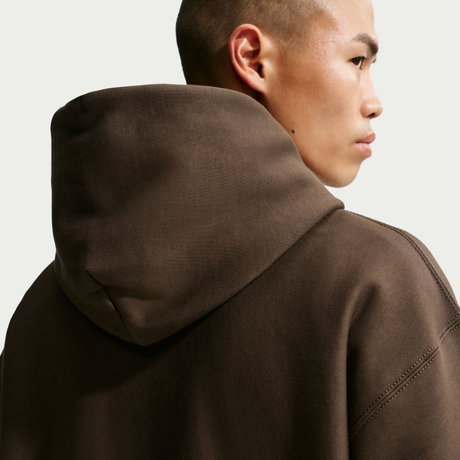 NIKE - Solo Swoosh Bb Po Hoodie Erkek Kahverengi Sweatshirt (1)