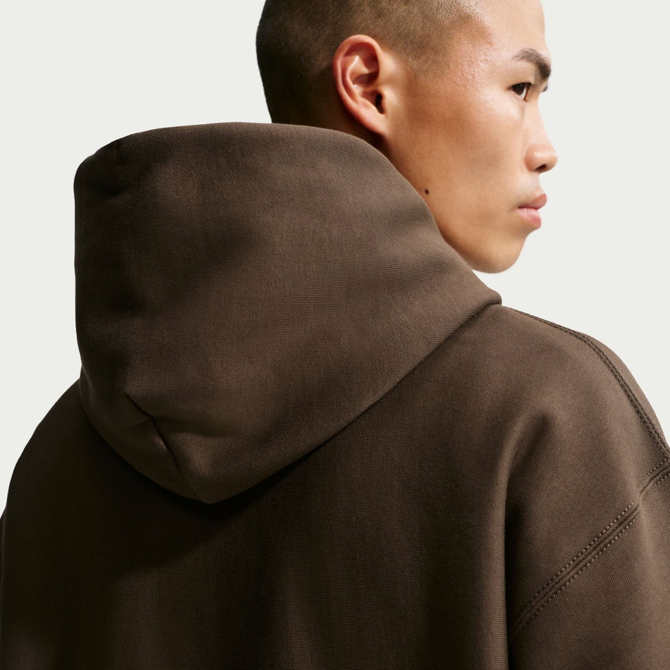 Solo Swoosh Bb Po Hoodie Erkek Kahverengi Sweatshirt