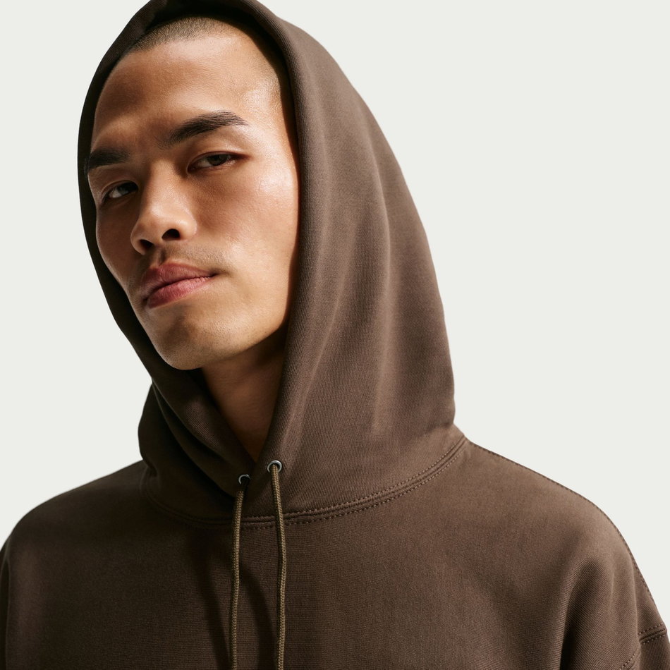 Solo Swoosh Bb Po Hoodie Erkek Kahverengi Sweatshirt