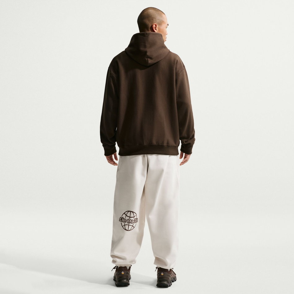 Solo Swoosh Bb Po Hoodie Erkek Kahverengi Sweatshirt