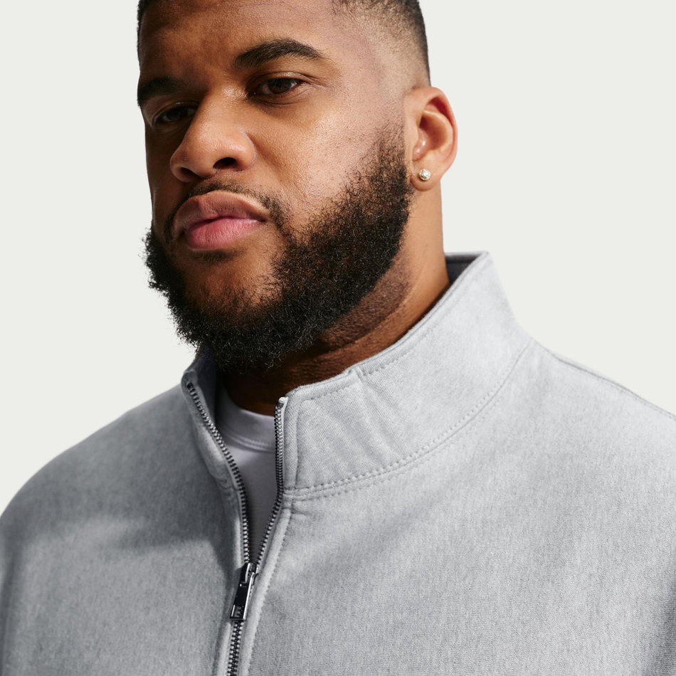 Solo Swoosh Bb QZ Erkek Gri Sweatshirt
