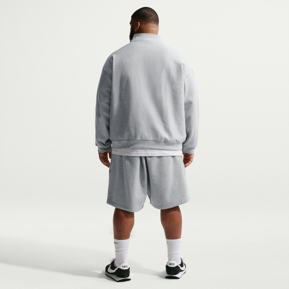 Solo Swoosh Bb QZ Erkek Gri Sweatshirt
