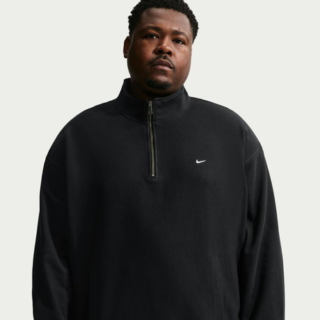 NIKE - Solo Swoosh Bb QZ Erkek Siyah Sweatshirt