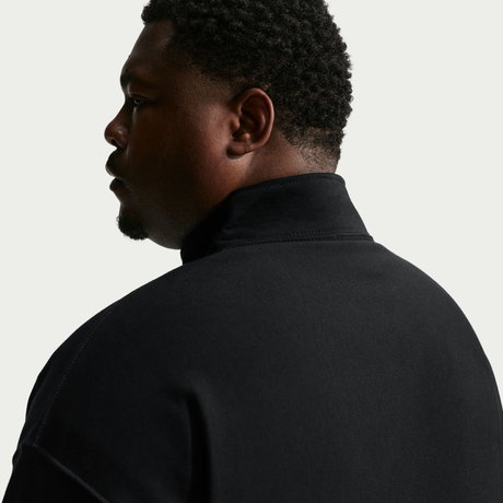 NIKE - Solo Swoosh Bb QZ Erkek Siyah Sweatshirt (1)