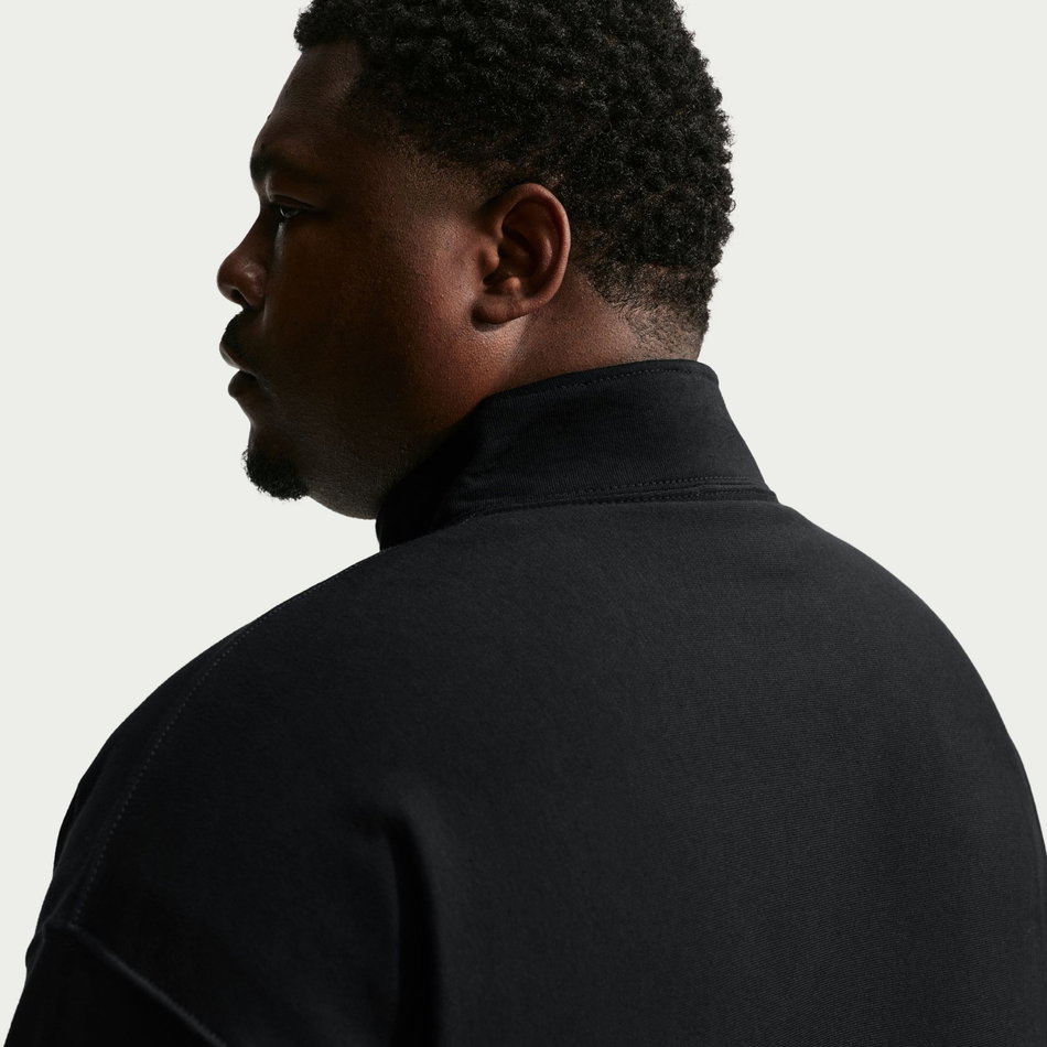 Solo Swoosh Bb QZ Erkek Siyah Sweatshirt