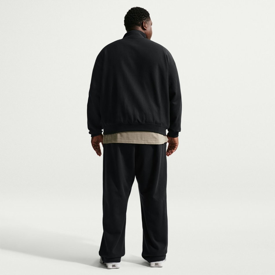 Solo Swoosh Bb QZ Erkek Siyah Sweatshirt
